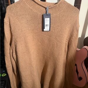 Men's Tan Sweater